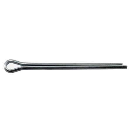 Midwest Fastener Extended Prong Cotter Pin, 1/8 in Dia, 1-3/4 in L, Steel, 50 PK 930226